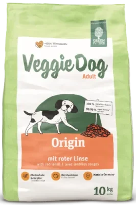 Вегетаріанський безглютеновий корм для дорослих собак Josera Green Petfood VeggieDog Origin 10 кг