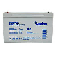 Акумуляторна батарея MERLION AGM GP6120F2 6 V 12 Ah ( 150 x 50 x 95 (100))