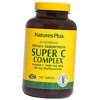 Витамин С с Биофлавоноидами Super C Complex Tab Nature's Plus 180таб (36375165)