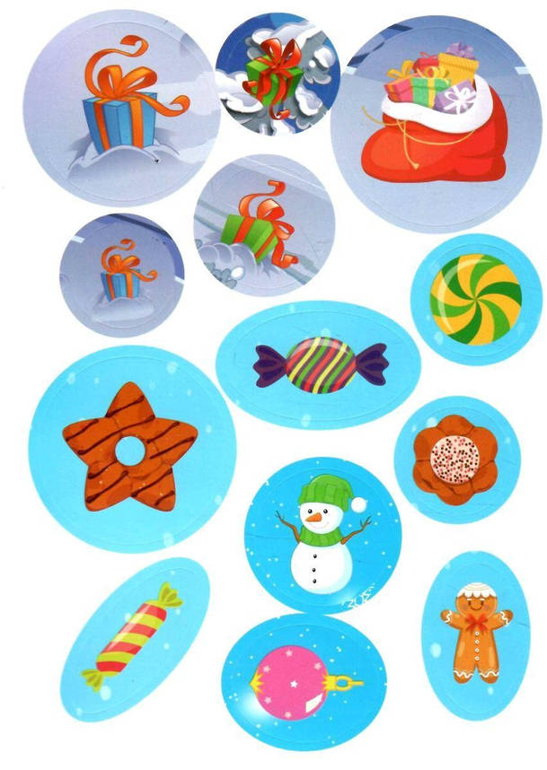 Книжка з наліпками "Зимові ігри та завдання. Знайди та покажи. Зимове свято" | Торсинг, фото 2