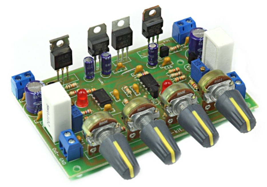 Лабораторний двополярний блок живлення K234. Набір