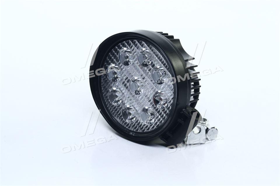 Фара LED кругла 27W, 9 ламп, 110 * 128мм, вузький проминь DK B2-27W-A SL UA59