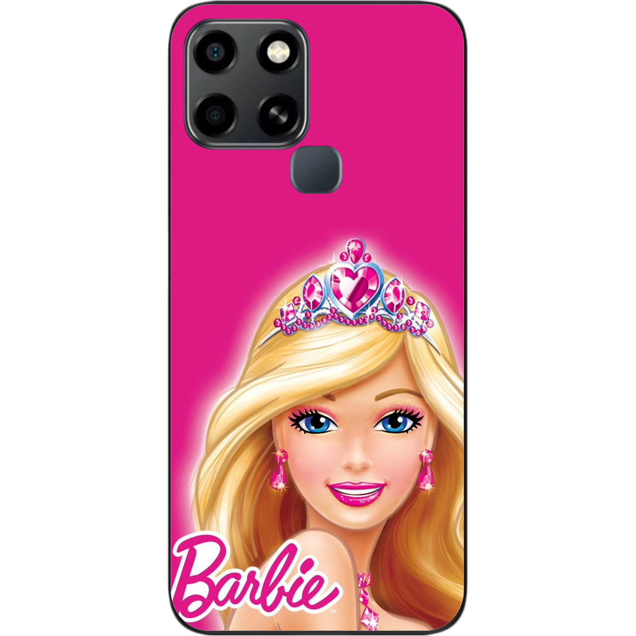 Силіконовий чохол Case для Infinix Smart 6 з картинкою Барбі