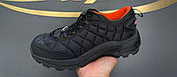 Мужские кроссовки осень/зима Supo (под Merrell) termo плащовка черные с оранжевым со строчкой 41-45 размер