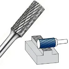 Борфрези твердосплавні циліндричні - тип А