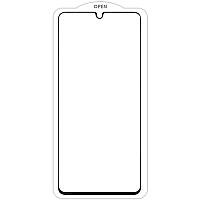 Захисне скло SKLO 5D (тех.пак) для Oppo A17 / A17k / A18 / A38 Чорний / Біла підкладка