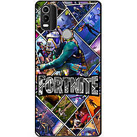 Силіконовий чохол бампер для Nokia C21 Plus з картинкою Фортнайт Fortnite