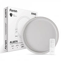 Потолочный светодиодный светильник Feron AL6070 RING 70W