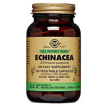 Ехінацея екстракт, Echinacea, Solgar, 100 вегетаріанських капсул