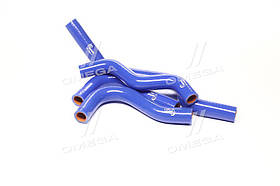Патрубки обигривача ГАЗ 3302 (дв.406) (компл. 4 шт. силикон) (TEMPEST) TP.1394 UA59