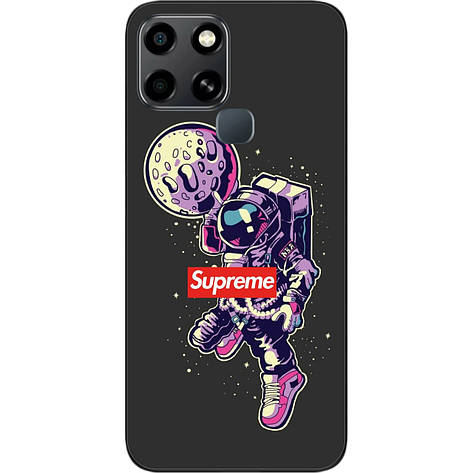 Силіконовий чохол Case для Infinix Smart 6 з картинкою Космос Supreme, фото 1