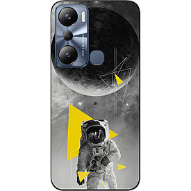 Чохол силіконовий Case для Infinix Hot 20i з картинкою Астронавт