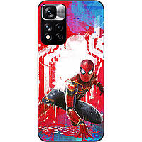 Силиконовый чехол Case для Xiaomi Redmi Note 11 Pro Plus 5G с картинкой Spider-Man