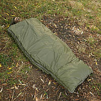 Тактический спальник одеяло с капюшоном Зимний олива ВСУ, Тактические демисезонные спальные мешки