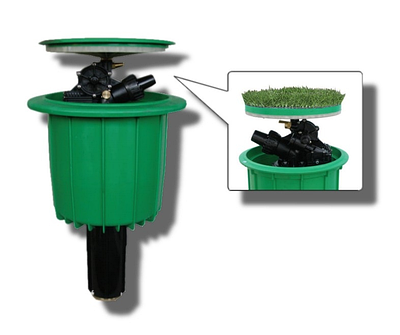 Висувний зрошувач, радіус 29-48,5 м, 360º, Sime Pop-Up Playground