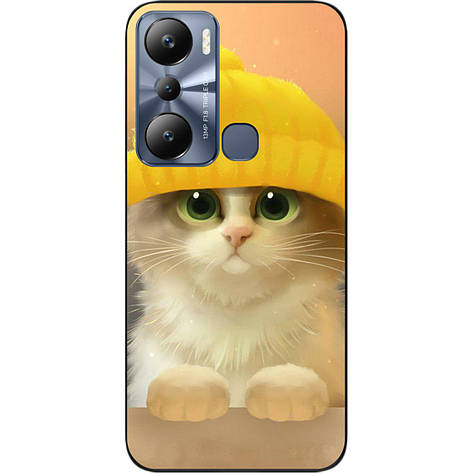 Оригінальний бампер Case для Infinix Hot 20i з картинкою Кошеня, фото 1