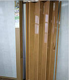 Двері гармошка метрова, нестандартний розмір. Вишня (Вільха)100х203. Міжкімнатні двері гармошка розмір 90,100, фото 4