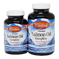 Salmon Oil Complete Carlson 120+60 желатиновых капсул