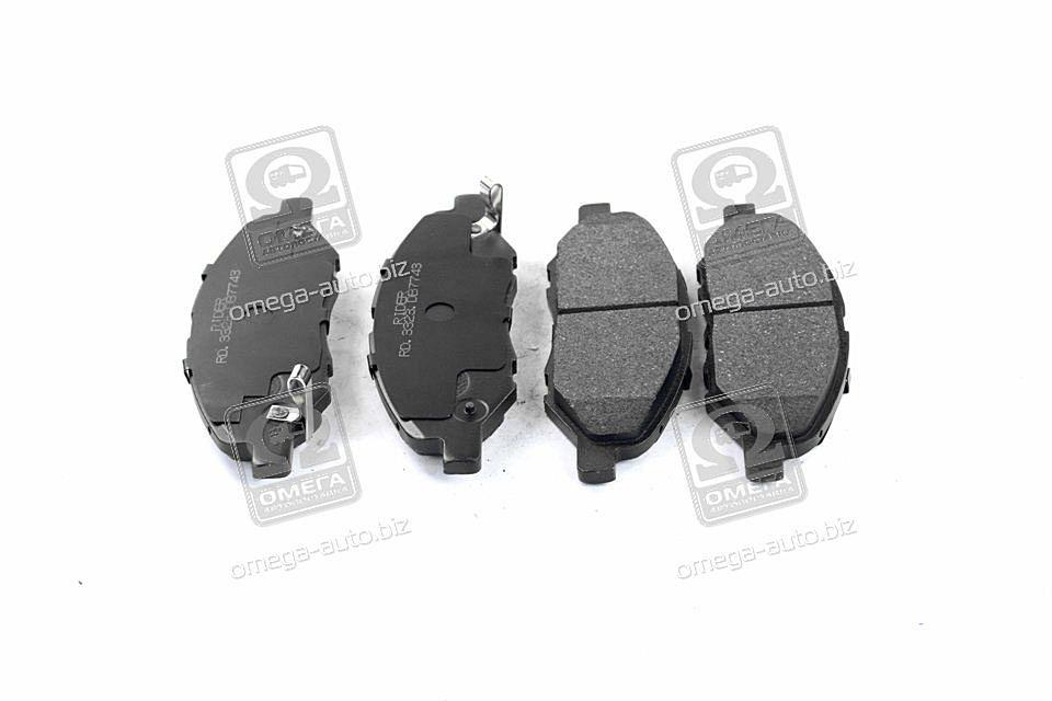 Колодка гальм. диск. NISSAN MICRA 03-,NOTE,TIIDA 06- передн. (RIDER) RD.3323.DB7743 UA59, фото 1