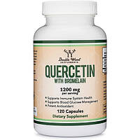 Кверцетин Double Wood Supplements Quercetin with Bromelain 1200 mg 120 Caps