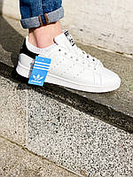 Кроссовки Adidas Stan Smith (Бело-черные )