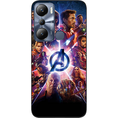 Силіконовий чохол Case для Infinix Hot 20i з картинкою Месники, фото 1