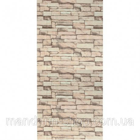 Самоклеюча 3D панель під бежеву катеринославську цеглу в рулоні 3080x700x3мм, фото 1