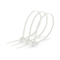 Кабельная стяжка 3x100 біла Ziplex (100 шт )