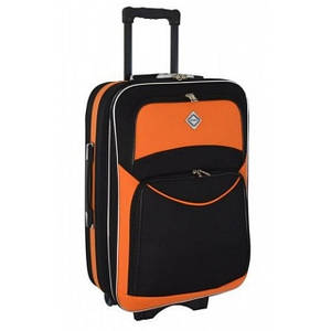 Валіза Bonro Style (невелика) чорно-жовтогаряча