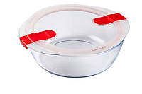 Pyrex CK&HT форма с крышкой круглая 2,3 л (26х23х8см) (6 шт в ящ.)