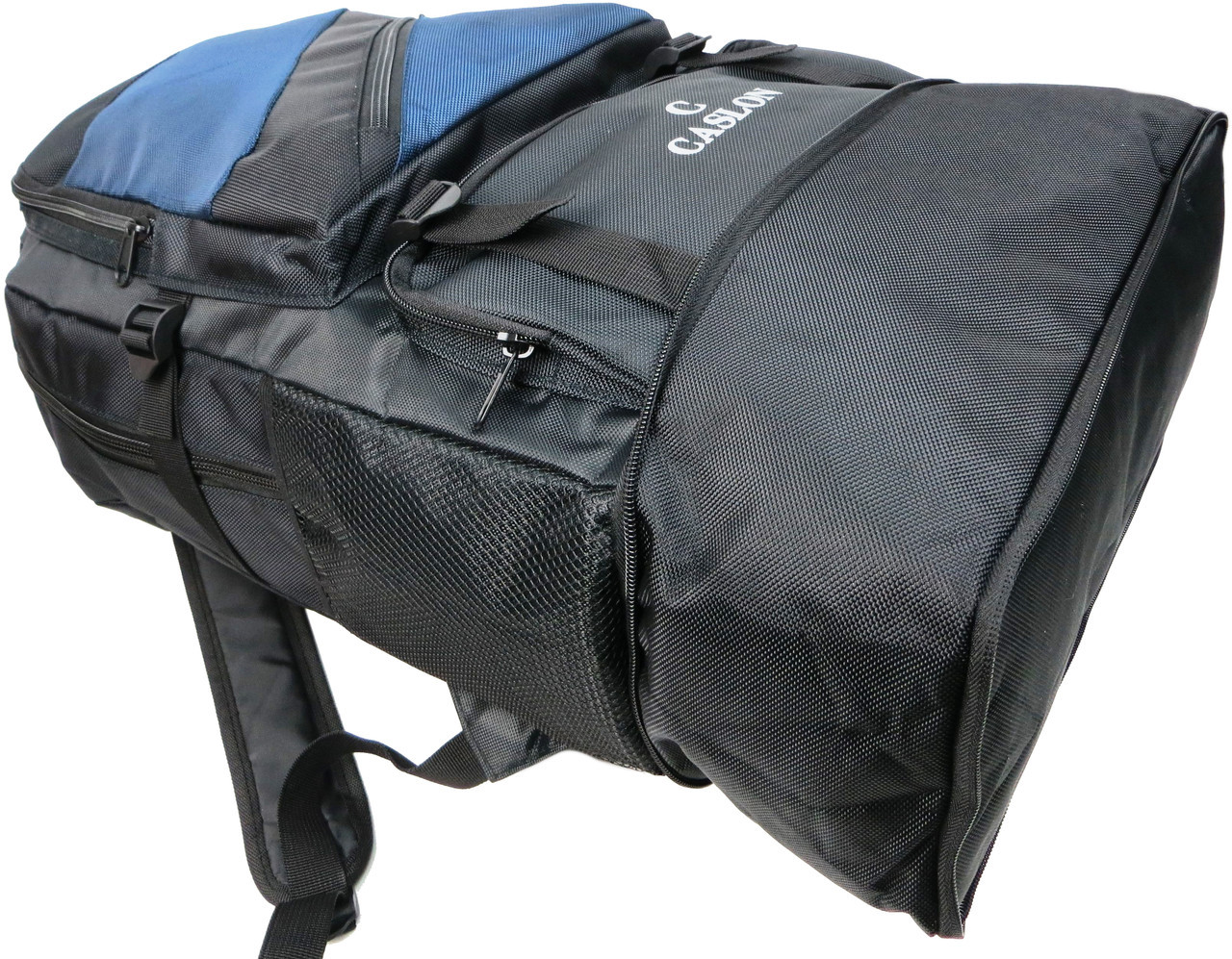 Рюкзак туристический с возможностью увеличения Caslon S9802 40L Черный с синим - фото 7 - id-p2000964824