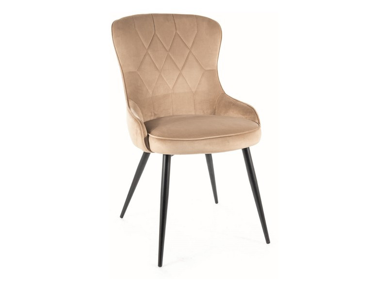 Стілець Lotus Velvet бежевий Signal, фото 1