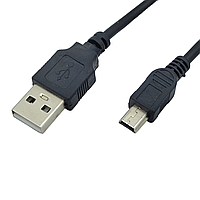 Кабель USB 2.0 AM/mini, 0,8м