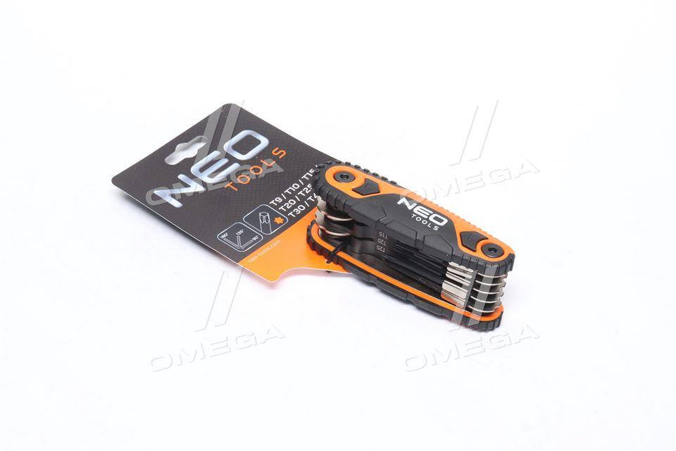 Ключи Torx из ручками T9, T10, T15, T20, T25, T27, T30, T40 (NEO) 09-573 UA59, фото 1