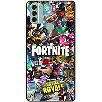 Силіконовий чохол бампер для Nokia C31 з картинкою Fortnite Фортнайт