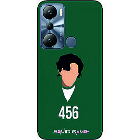 Силіконовий чохол Case для Infinix Hot 20i з картинкою Гра в кальмара Гравець 456