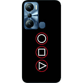 Силіконовий чохол Case для Infinix Hot 20i з картинкою Гра в кальмара Логотип