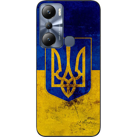 Силіконовий чохол Case для Infinix Hot 20i з картинкою Герб і прапор, фото 1
