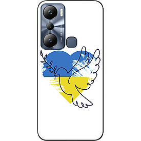 Силіконовий чохол Case для Infinix Hot 20i з картинкою Блакитний світу