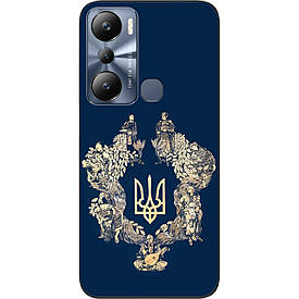 Силіконовий чохол Case для Infinix Hot 20i з картинкою Сильна Україна