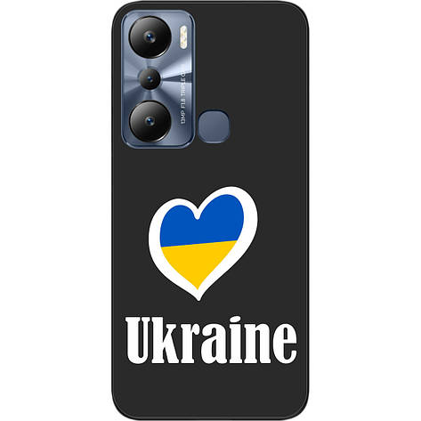 Силіконовий чохол Case для Infinix Hot 20i з картинкою Серце України, фото 1