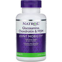 Препарат для суставов и связок Natrol Glucosamine, Chondroitin And MSM 90 Tabs NTL-00228