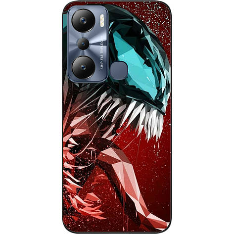 Силіконовий чохол Case для Infinix Hot 20i з картинкою Веном зуби, фото 1