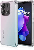 Прозрачный чехол MultiCam Tecno Spark Go 2023 (усиленный углами) (Техно Спарк Го 2023)