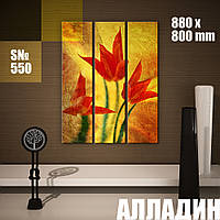 Модульная картина Декор Карпаты Алладин 88х80см (s550) ES, код: 1324837