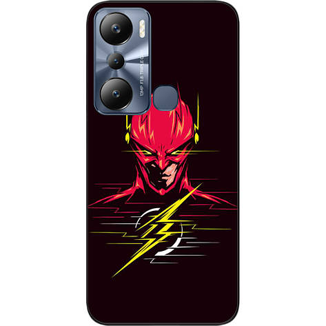 Силіконовий чохол Case для Infinix Hot 20i з картинкою Флеш, фото 1