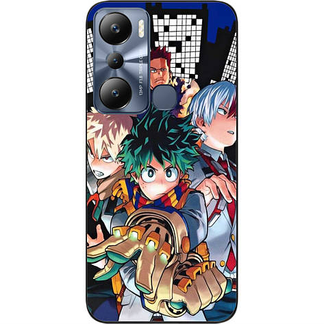 Силіконовий чохол Case для Infinix Hot 20i з картинкою My Hero Academia, фото 1
