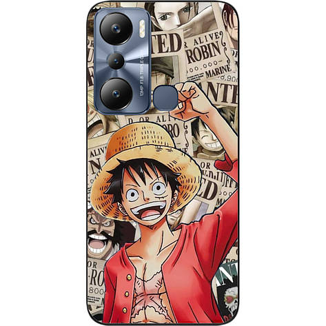 Силіконовий чохол Case для Infinix Hot 20i з картинкою Манкі Д. Луффі, фото 1