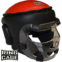 Боксерский шлем с защитным забралом RING TO CAGE RC51BK