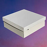 Картонна коробка для взуття 300х300х100 біла, фото 3